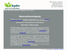 Tablet Screenshot of natursteinverlegung.com